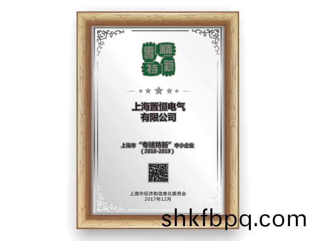 上海(hai)市(shi)“專(zhuan)精特新”中(zhong)小企(qi)業